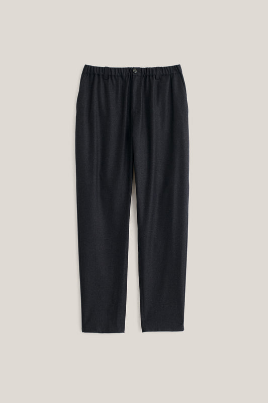 ELASTICATED WIDE TROUSERS