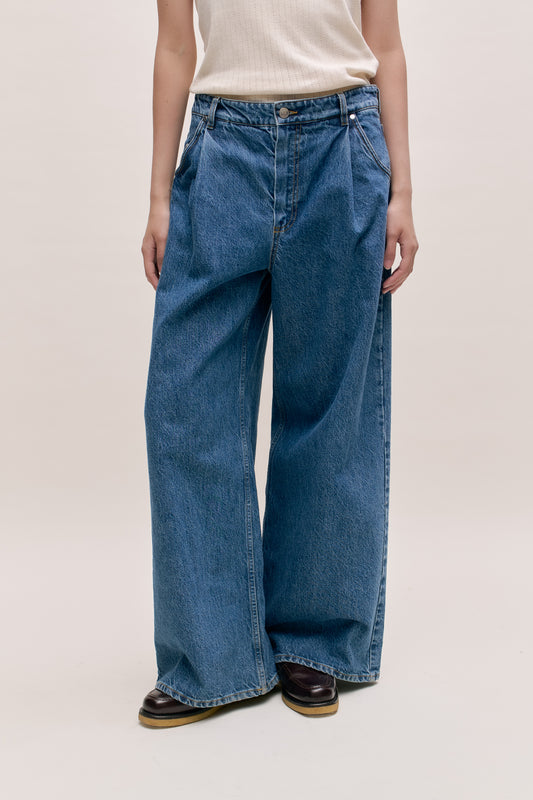 PADMA PLEATED DENIM