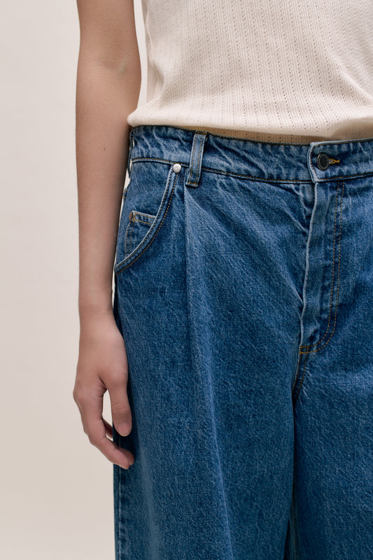 PADMA PLEATED DENIM