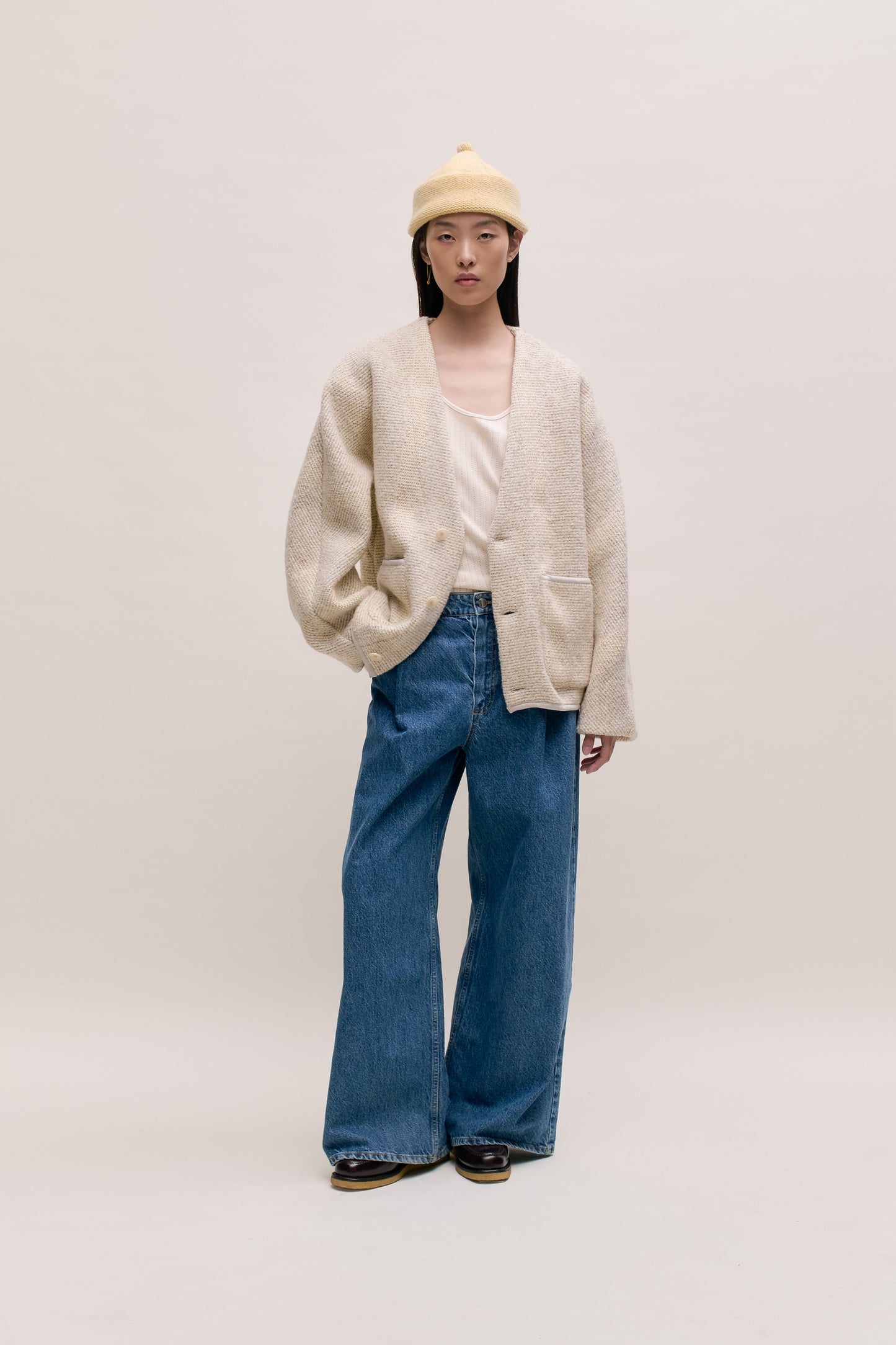 PADMA PLEATED DENIM