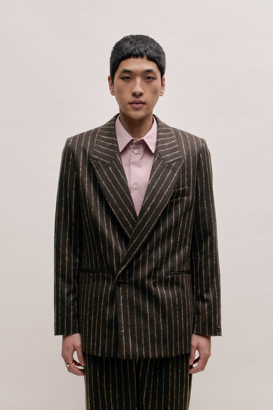 RELAXED DOUBLE-BUTTONED BLAZER