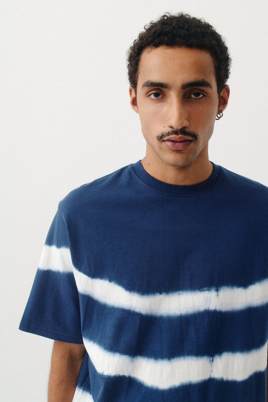Ainsa T Shirt Tie Dye Marine Stripes