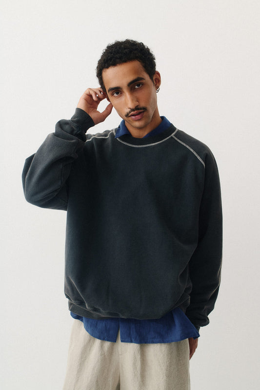 Campino Crewneck Washed Black