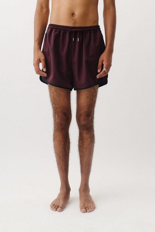 Iseo Swim Shorts Deep Burgundy