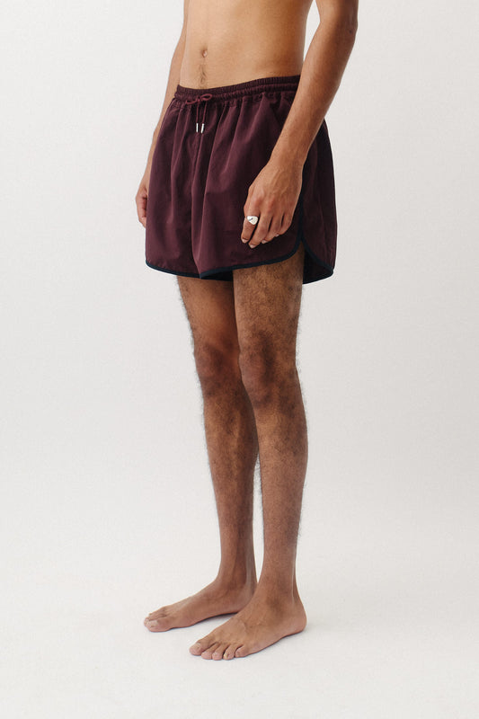 Iseo Swim Shorts Deep Burgundy