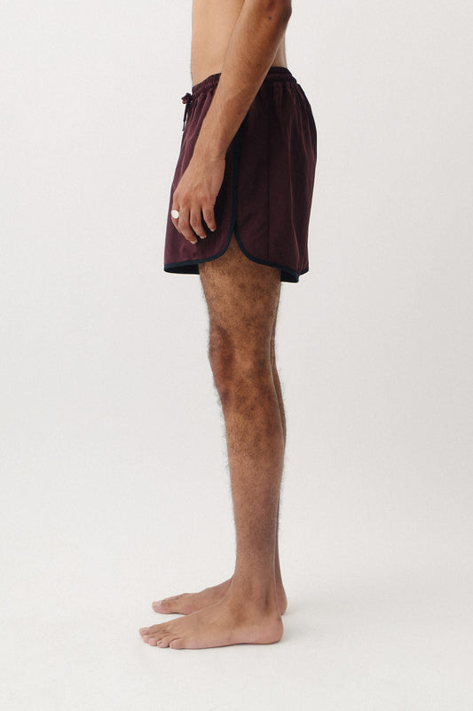 Iseo Swim Shorts Deep Burgundy