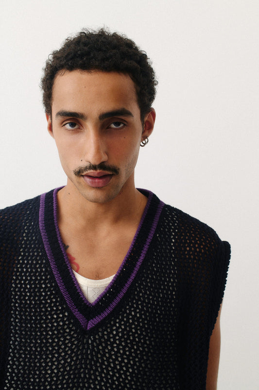 Vibo Knit Vest Twilight