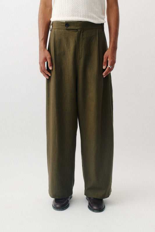 Yesa Trousers Dark Olive