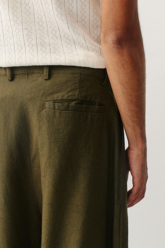 Yesa Trousers Dark Olive
