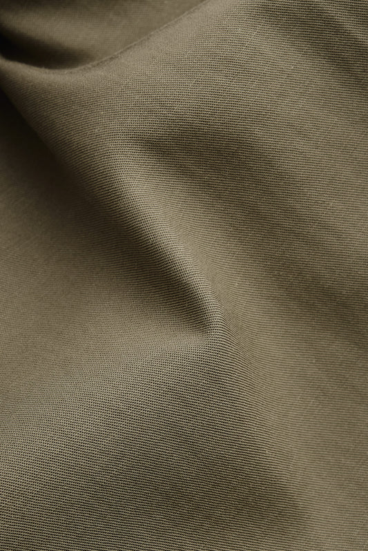 Men's long pants, lyocell-cotton-linen twill, sun-bleached sage.