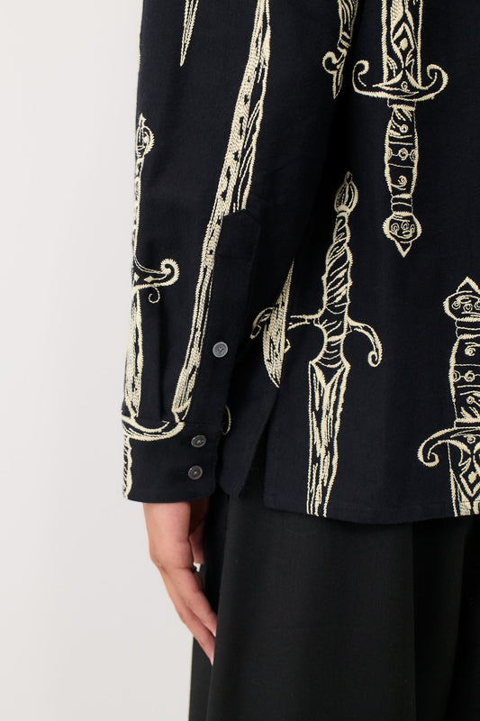 Derbin Shirt Black Swords