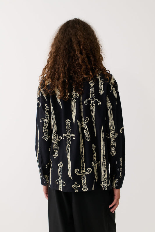 Derbin Shirt Black Swords