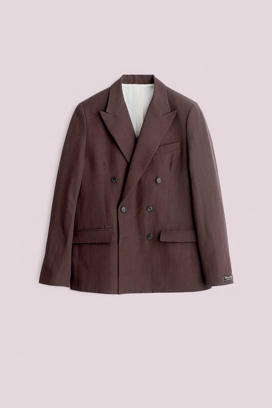 DOUBLE BREASTED PEAK BLAZER