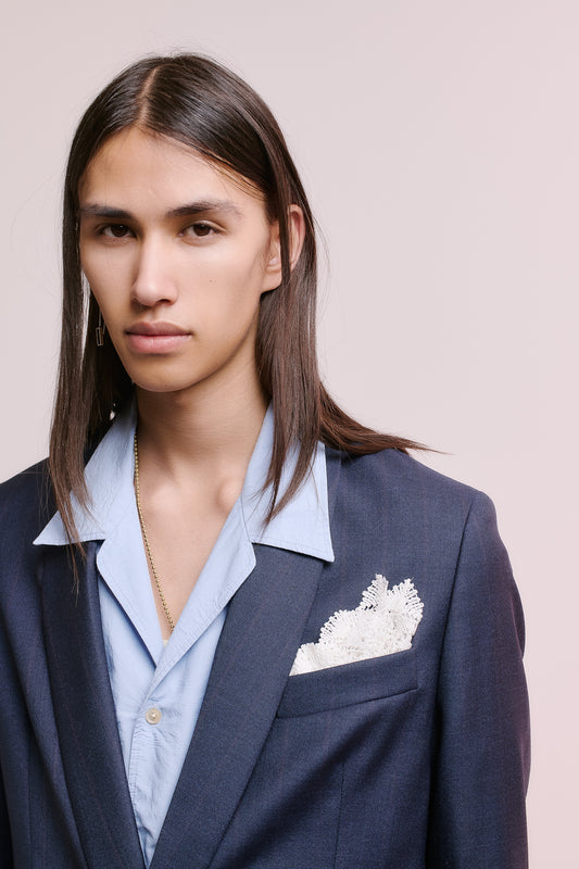 LACED POCKET SQUARE