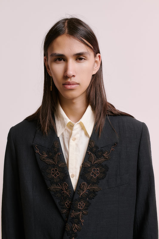 RELAXED DOUBLE BUTTONED BLAZER