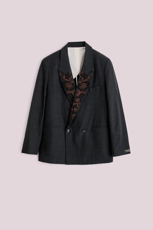 RELAXED DOUBLE BUTTONED BLAZER