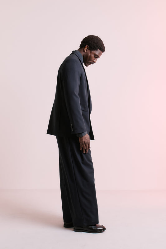 RELAXED DOUBLE BUTTONED BLAZER