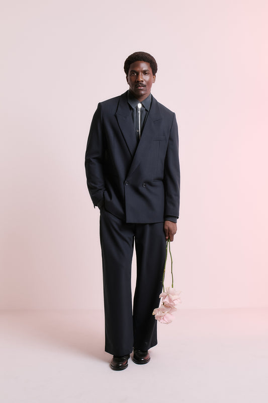 RELAXED DOUBLE BUTTONED BLAZER