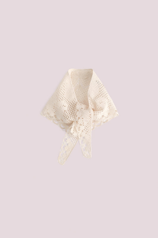 TRIANGLE LACE SCARF