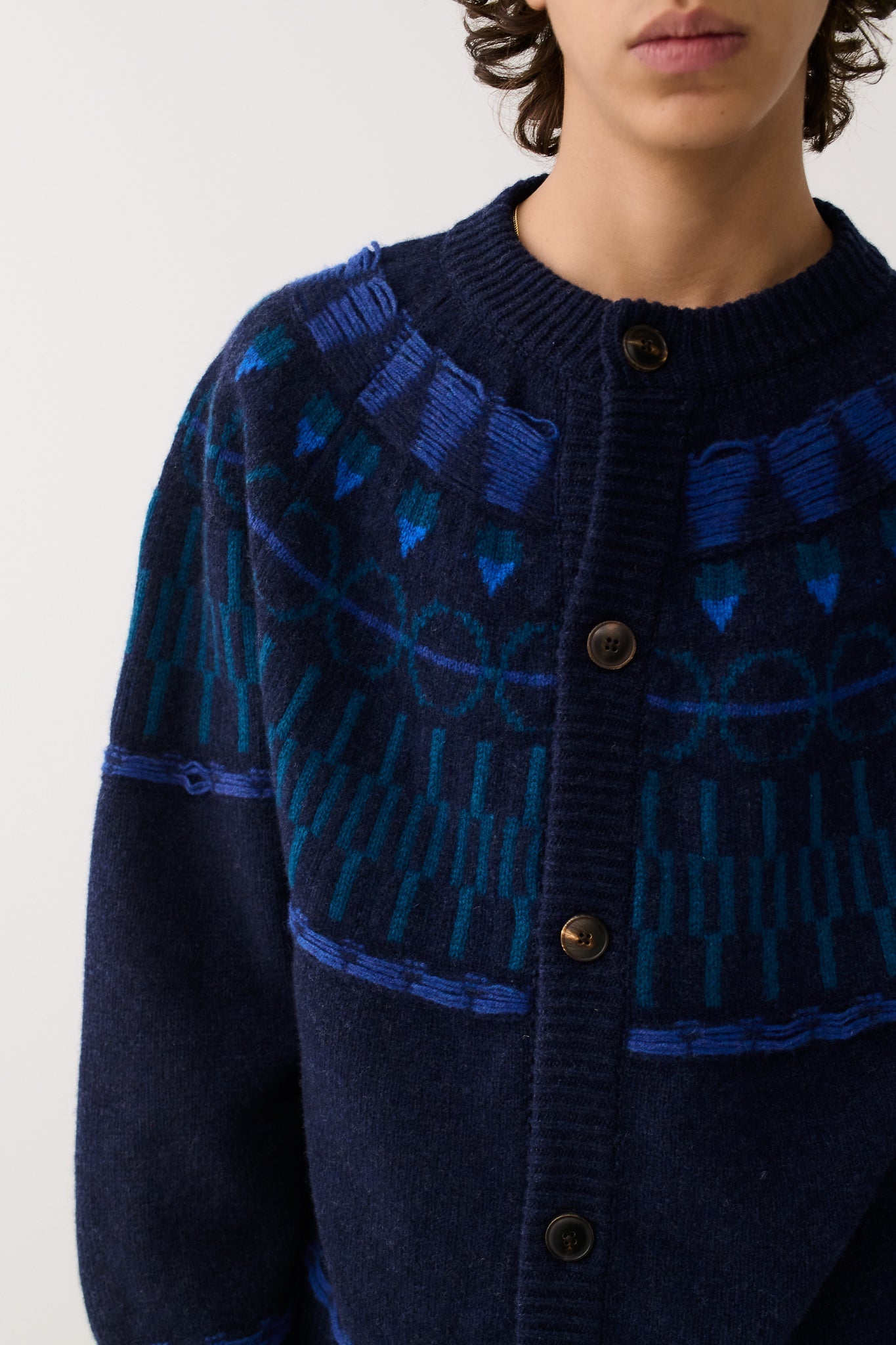 Zatoya Knit Cardigan Midnight Crumble