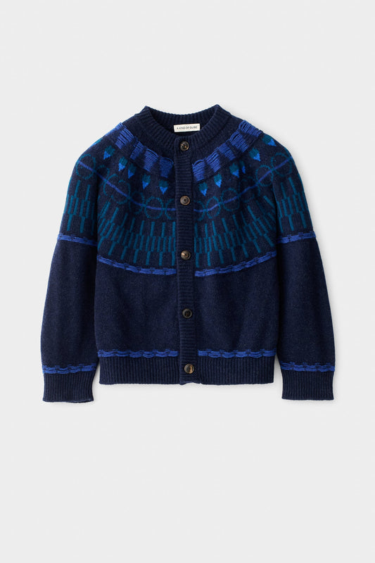 Zatoya Knit Cardigan Midnight Crumble