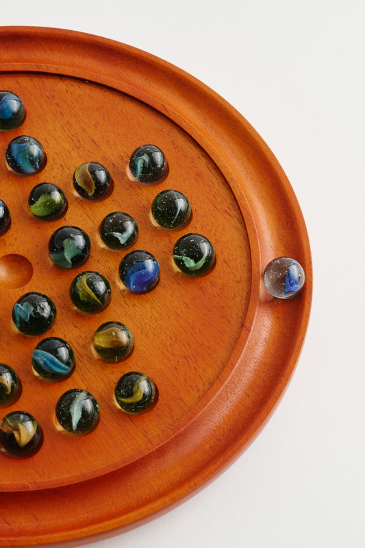 Wooden Solitaire Game