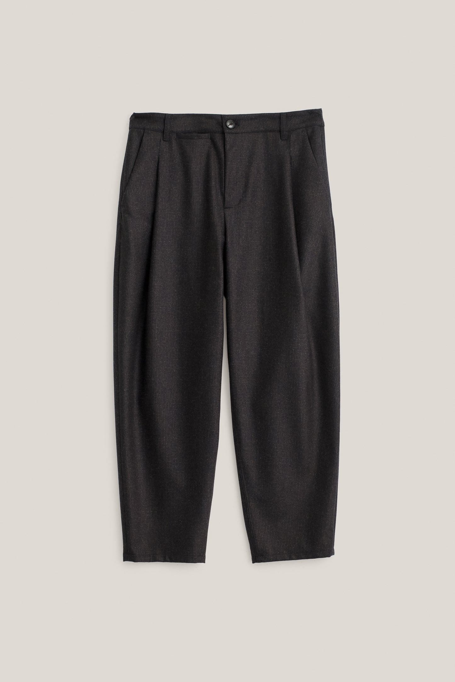 FOLDED WIDE TROUSERS