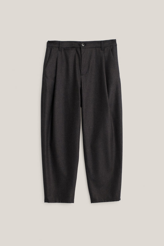 FOLDED WIDE TROUSERS