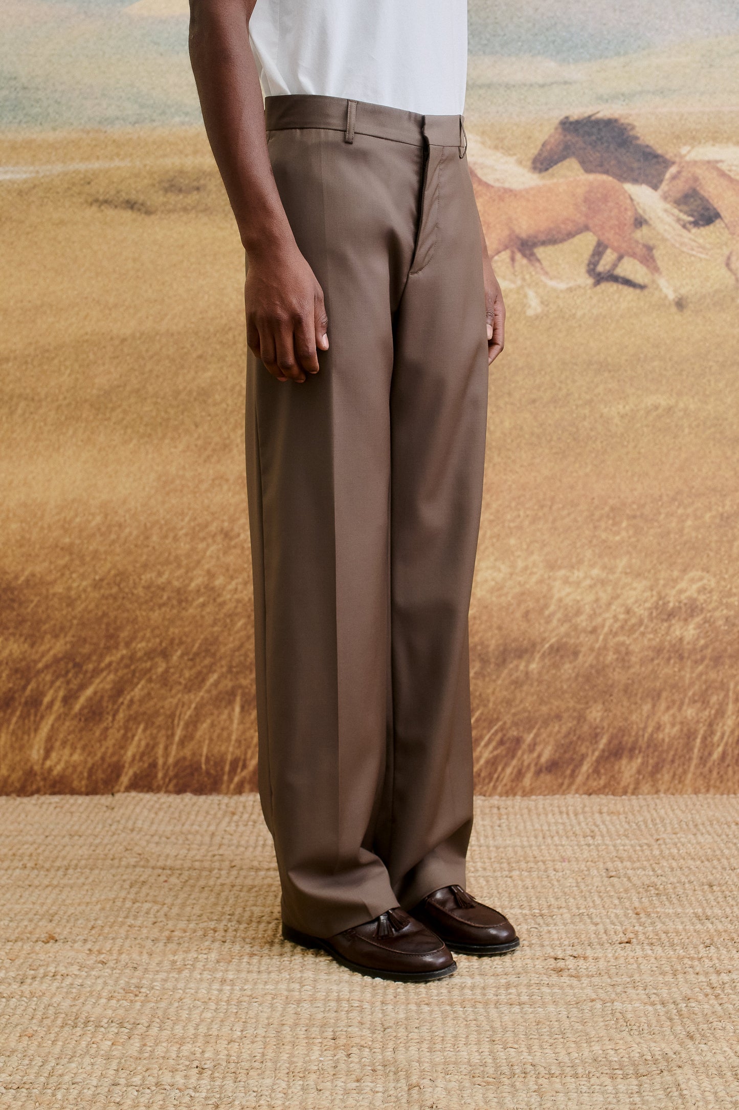 TAILORED WIDE TROUSERS