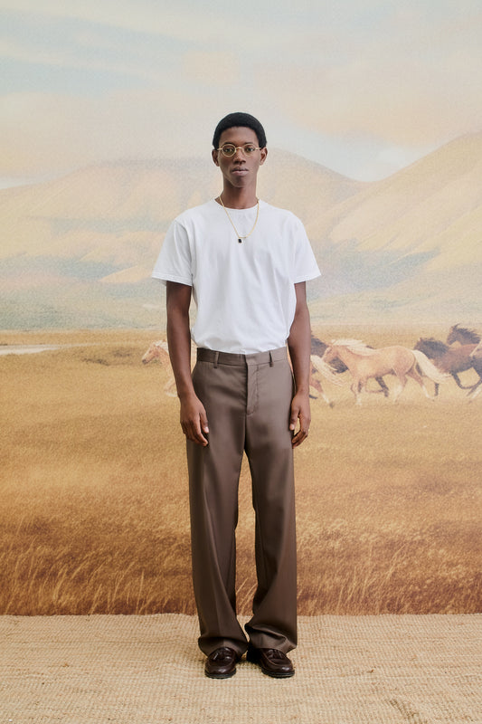 TAILORED WIDE TROUSERS