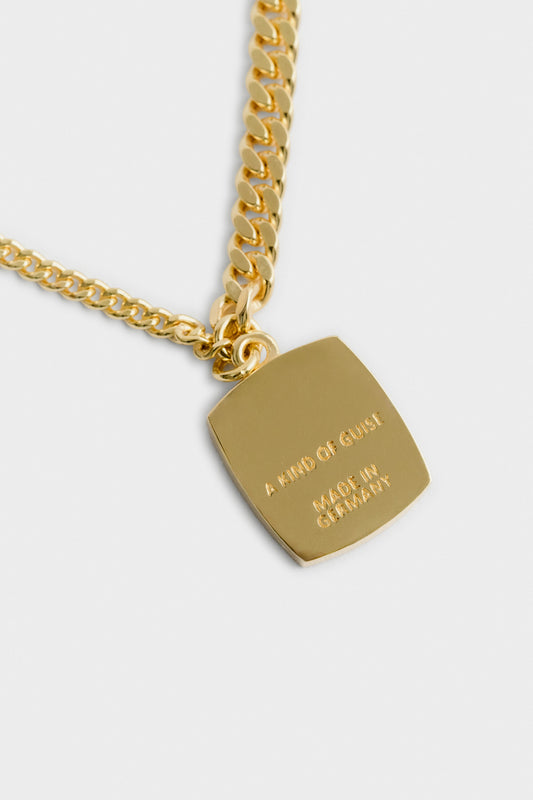 YIN YANG NECKLACE WITH STONE