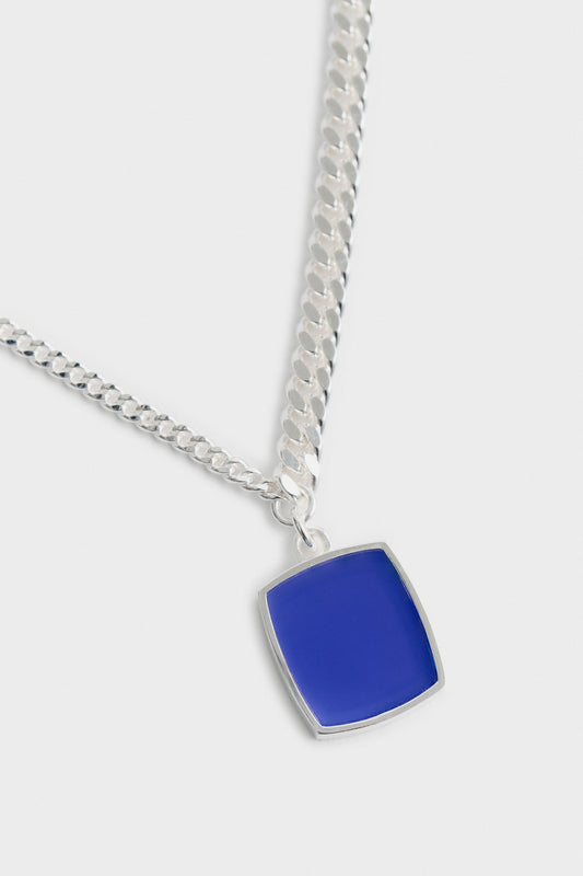 YIN YANG NECKLACE WITH STONE