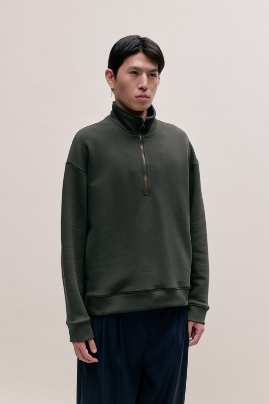 NOYAN ZIP SWEATER