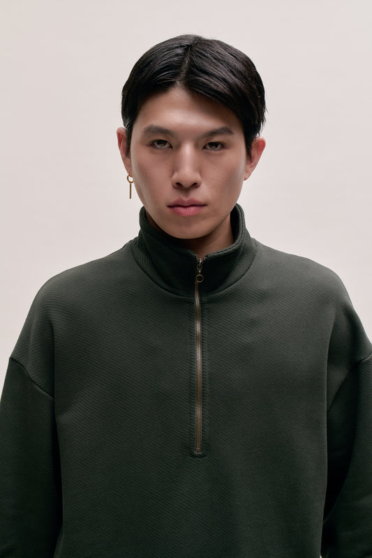 NOYAN ZIP SWEATER