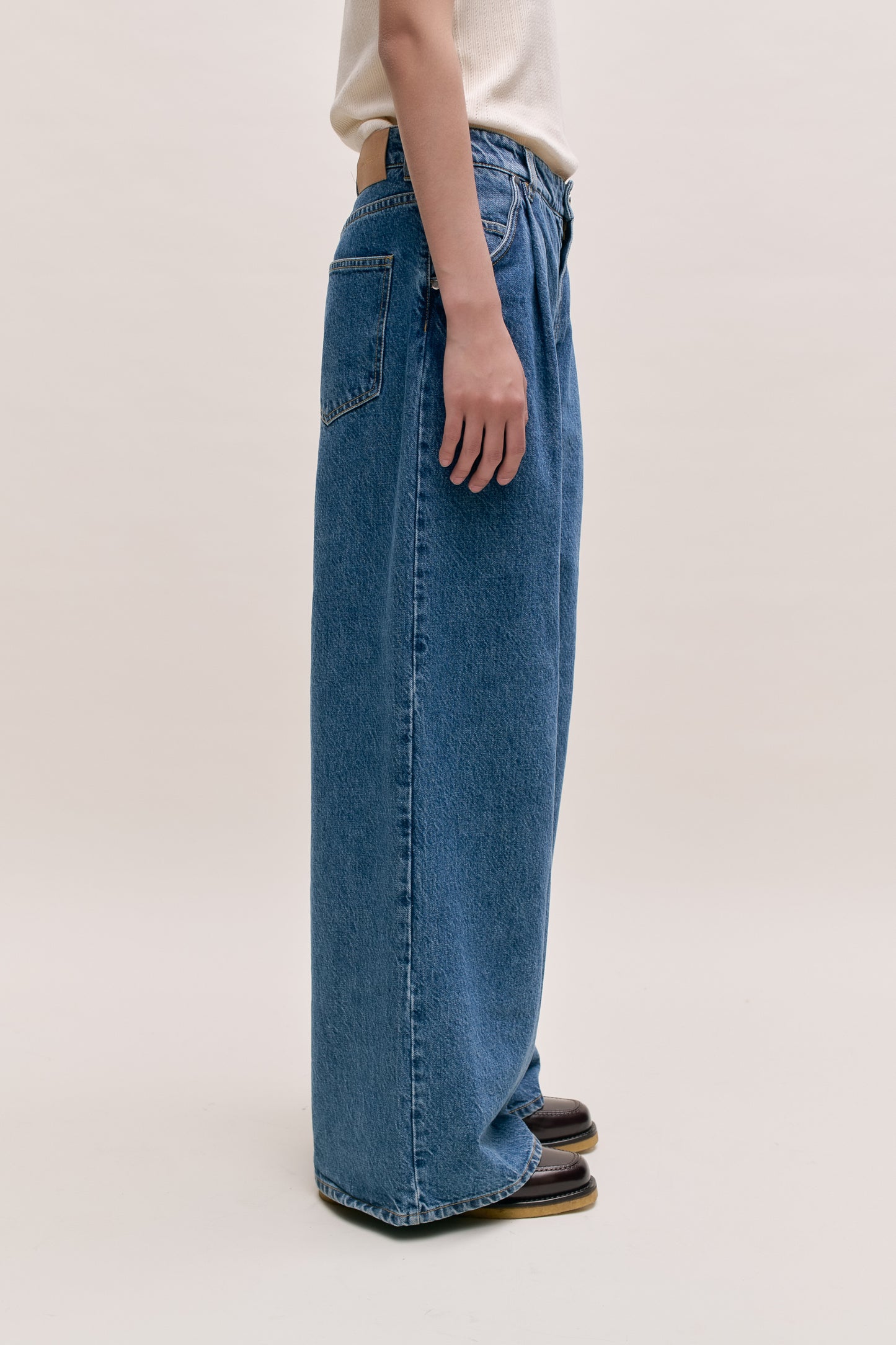 PADMA PLEATED DENIM