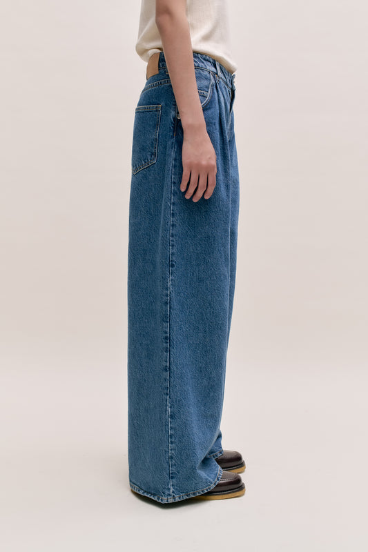 PADMA PLEATED DENIM