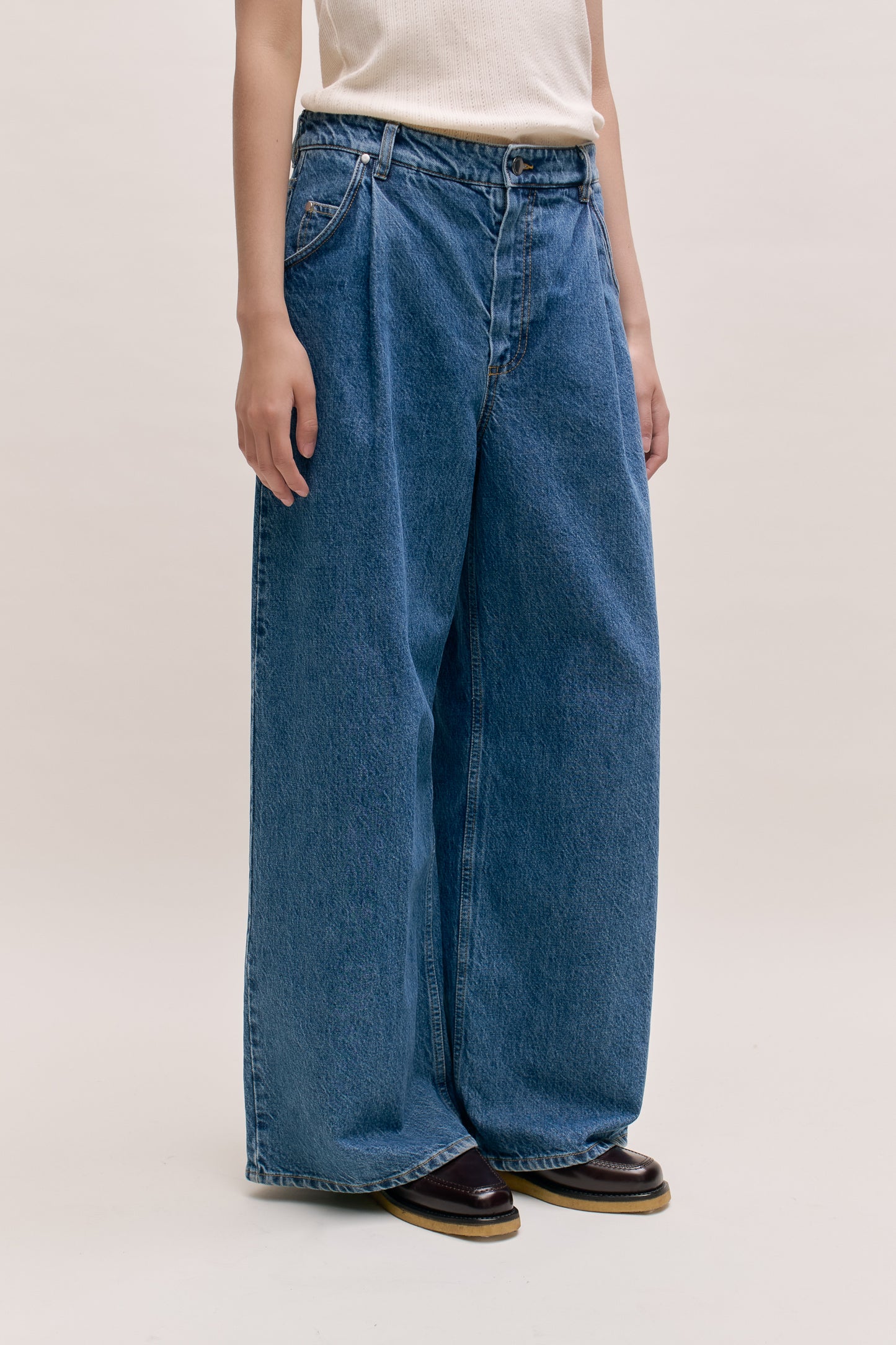 PADMA PLEATED DENIM