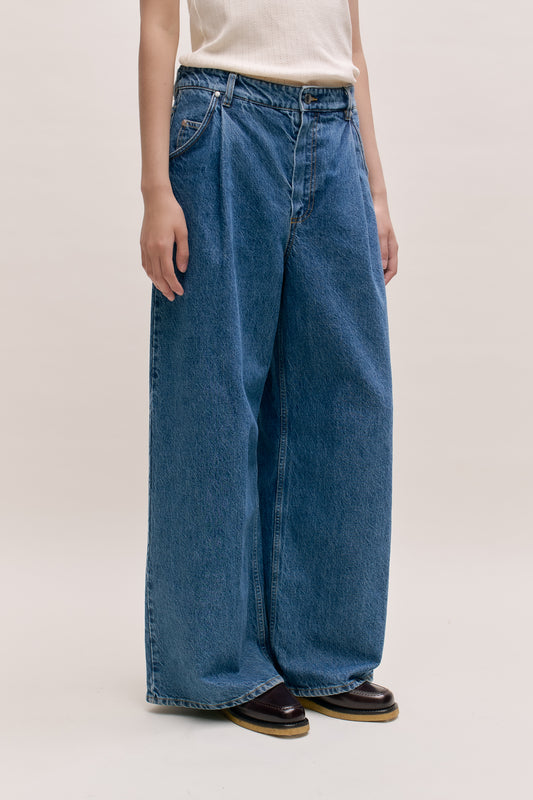 PADMA PLEATED DENIM