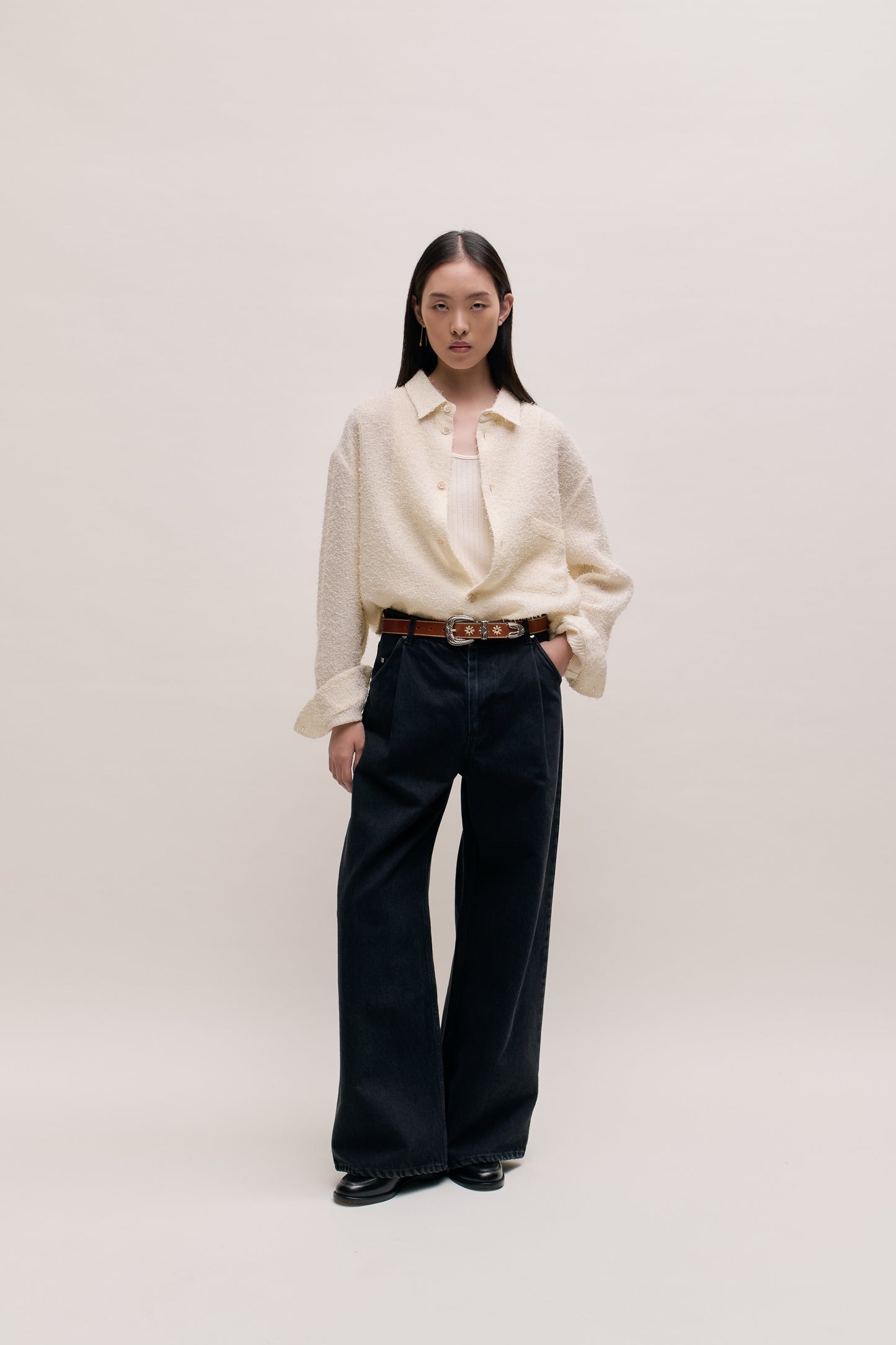 PADMA PLEATED DENIM