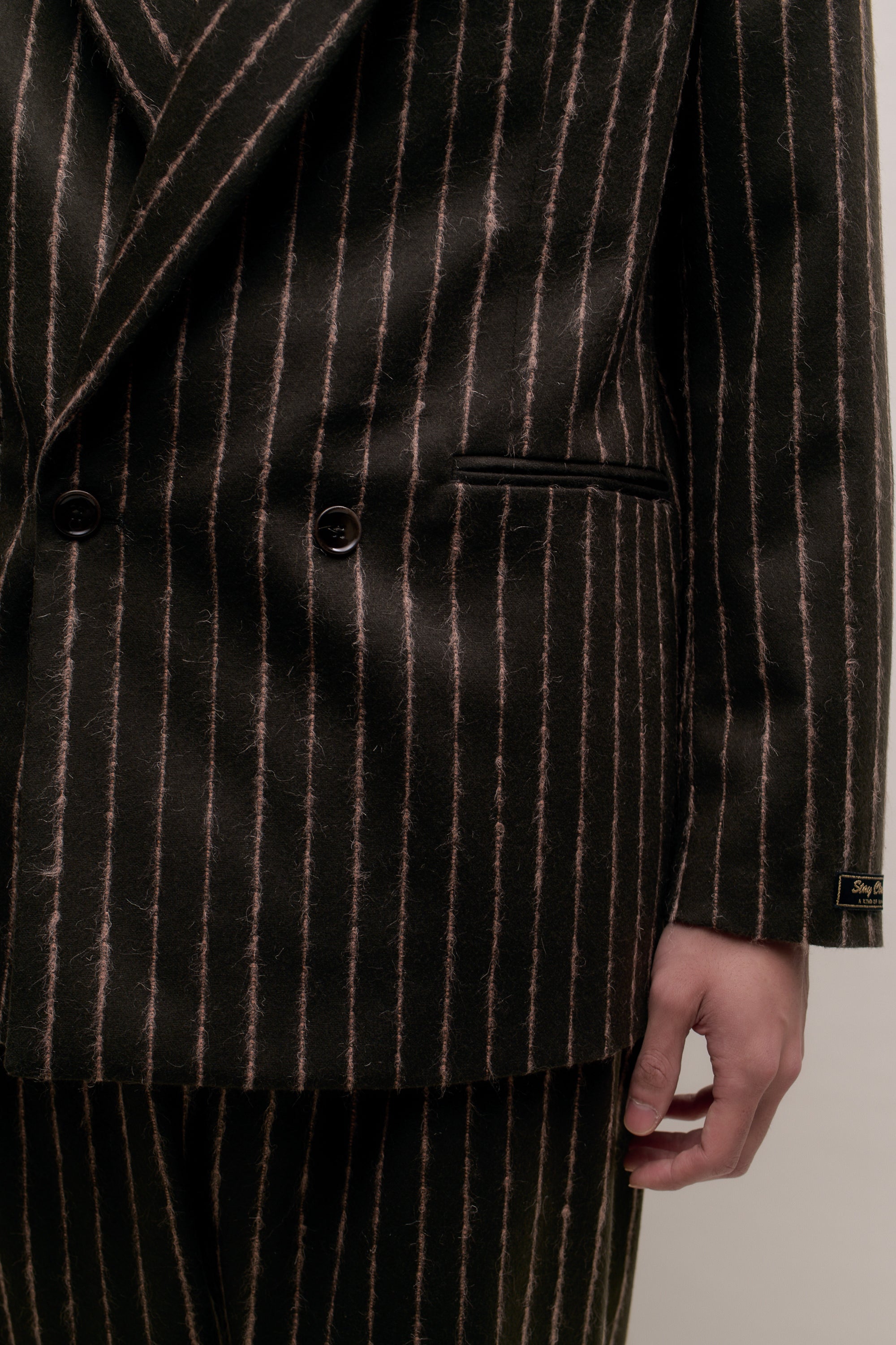 スーツ Late 50s style herringbone stripes Striped Herringbone Suit Jacket