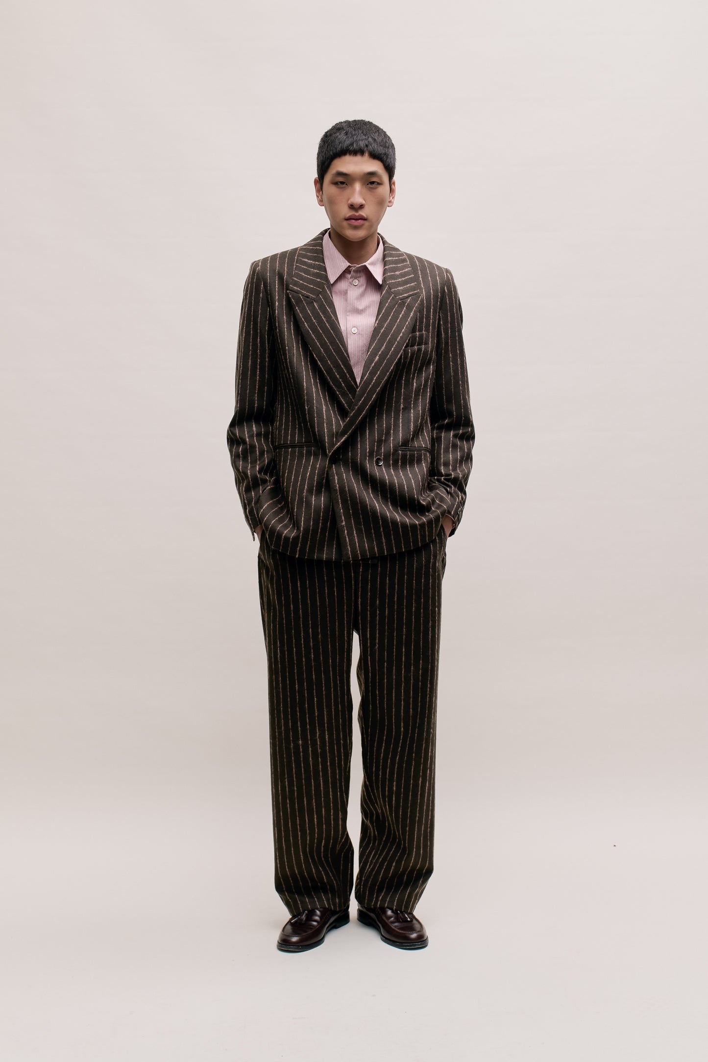 RELAXED DOUBLE-BUTTONED BLAZER