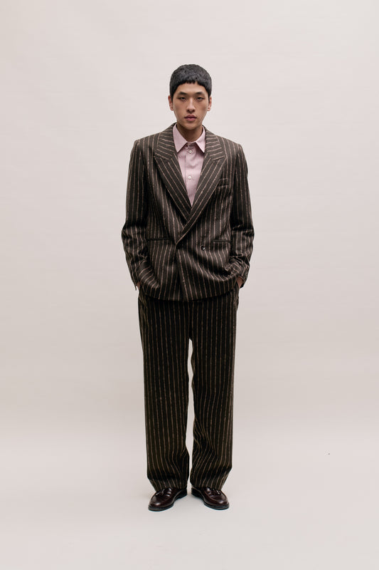 RELAXED DOUBLE-BUTTONED BLAZER