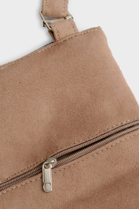 Embroidered Shoulder Pouch