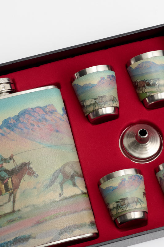 Mongolian Flask Set