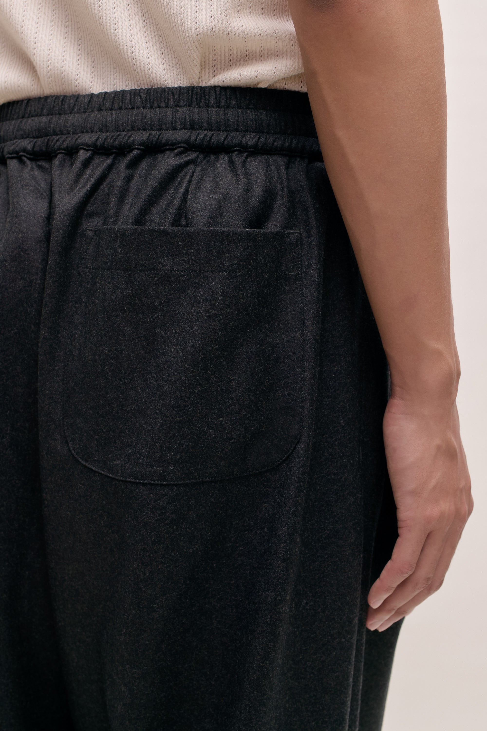 GOD ONLY KNOWS WOOLLY WIDE PANTS Fear of God Single-Pleat Wide-Leg