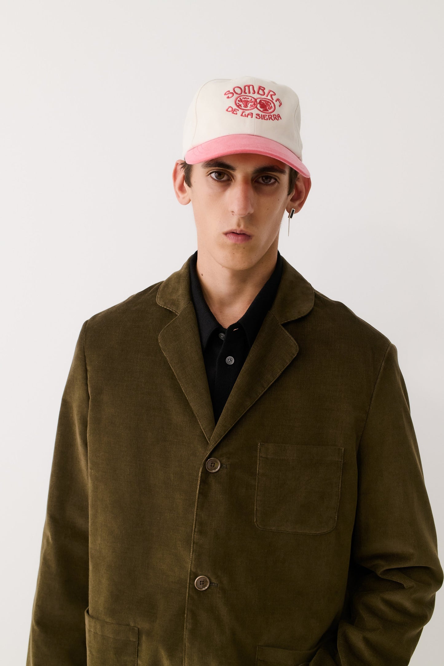 Deconstructed Atelier Blazer Olive Haze Corduroy