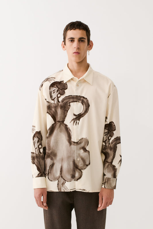 Derbin Shirt Cream Dancer