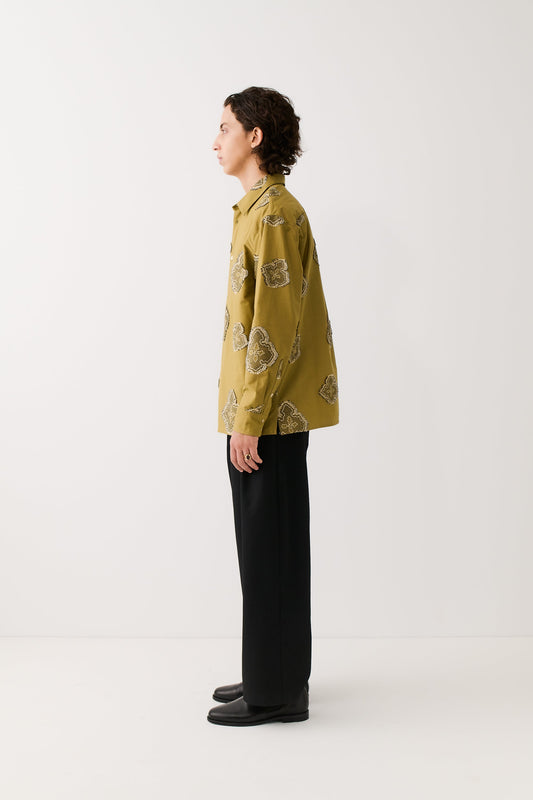 Derbin Shirt Moss Flower Meadow
