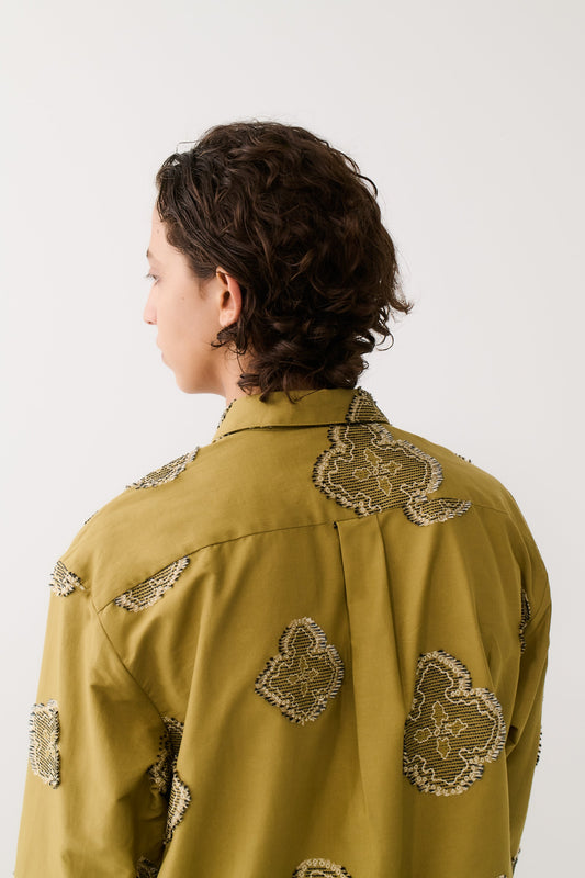 Derbin Shirt Moss Flower Meadow