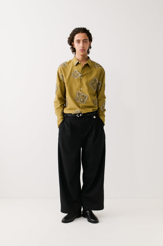 Derbin Shirt Moss Flower Meadow